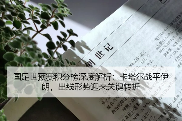国足世预赛积分榜深度解析：卡塔尔战平伊朗，出线形势迎来关键转折
